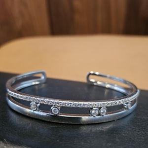 Messika inspired cuff white gold